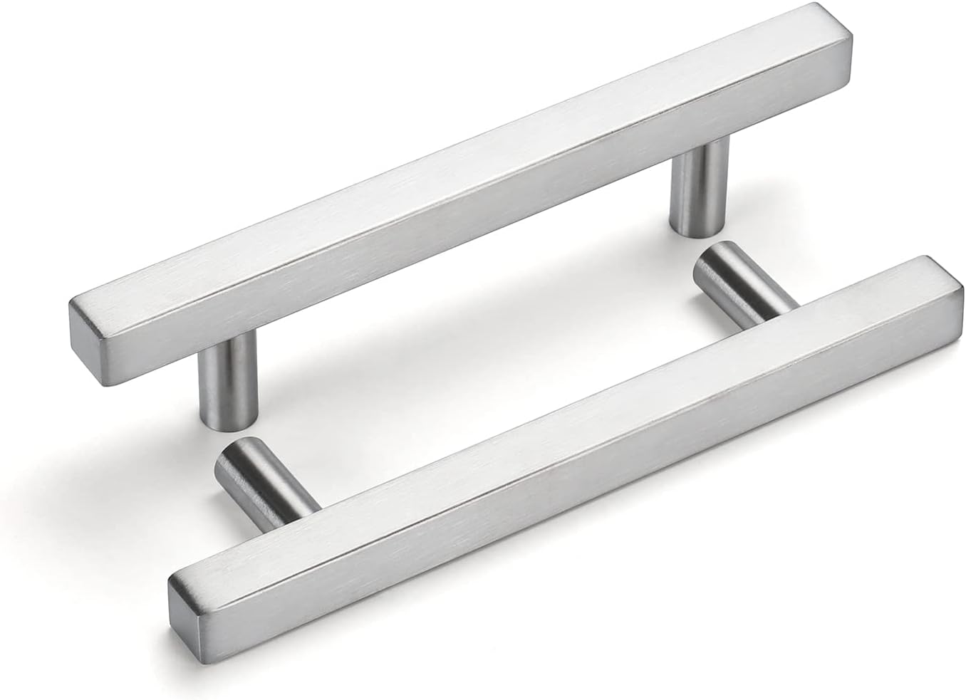 Brushed Nickel Cabinet Pulls 30 Pack for Kitchen and Bathroom