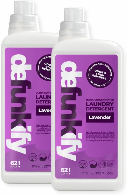 DEFUNKIFY Lavender Laundry Detergent 2-Pack - ProvenSafe Formula