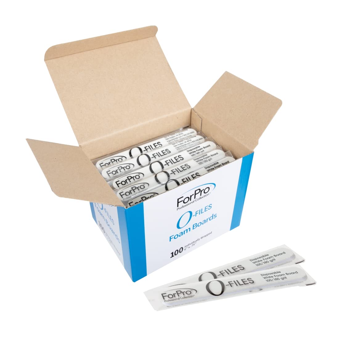 ForPro Professional Collection O-Files Foam Board Nail Files