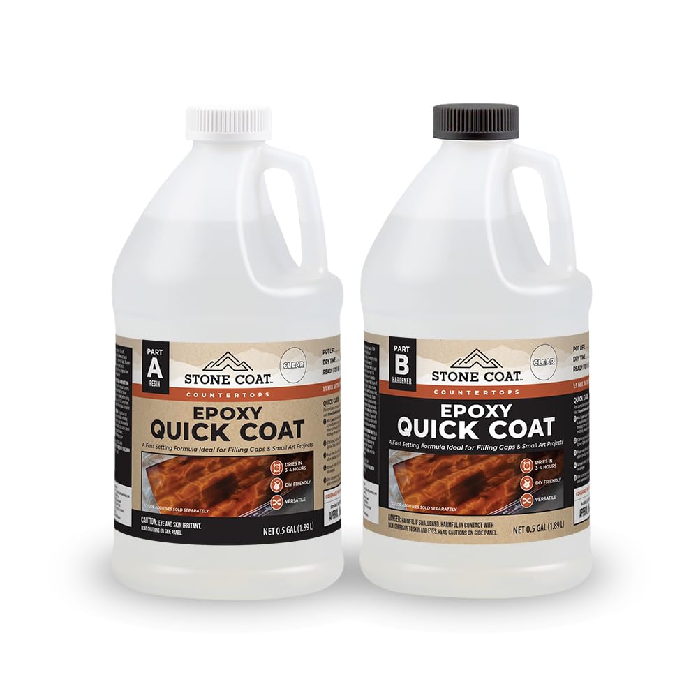 Quick Coat Epoxy for DIY Woodworking Projects and Art Creations