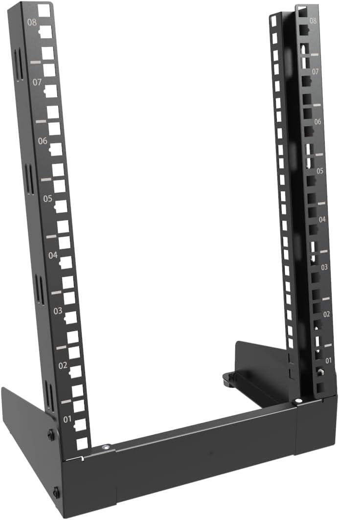 8U Small Desktop Network Rack for 10 inch Equipment Storage