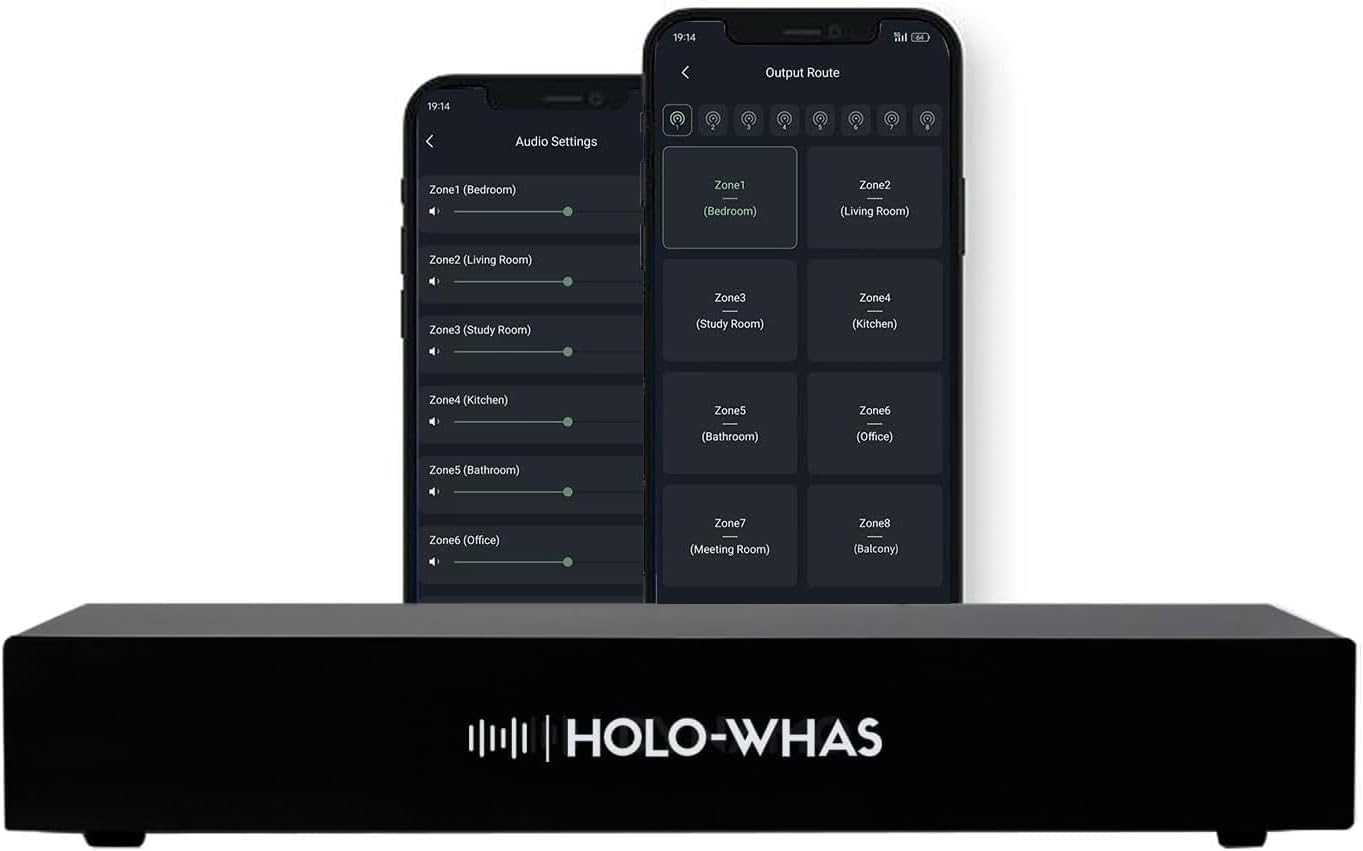 Wireless Multi-Room Audio Amplifier | App-Controlled Streamer