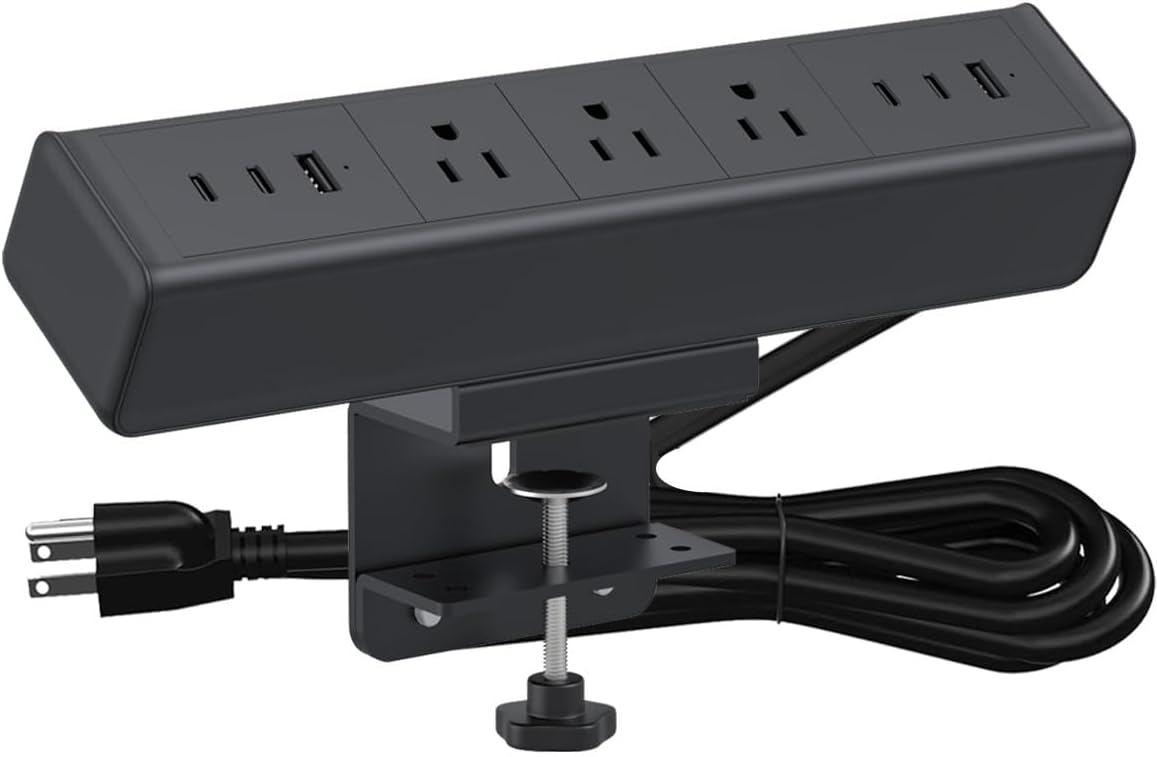 Nightstand Charging Station with USB-C and QC 3.0 Ports