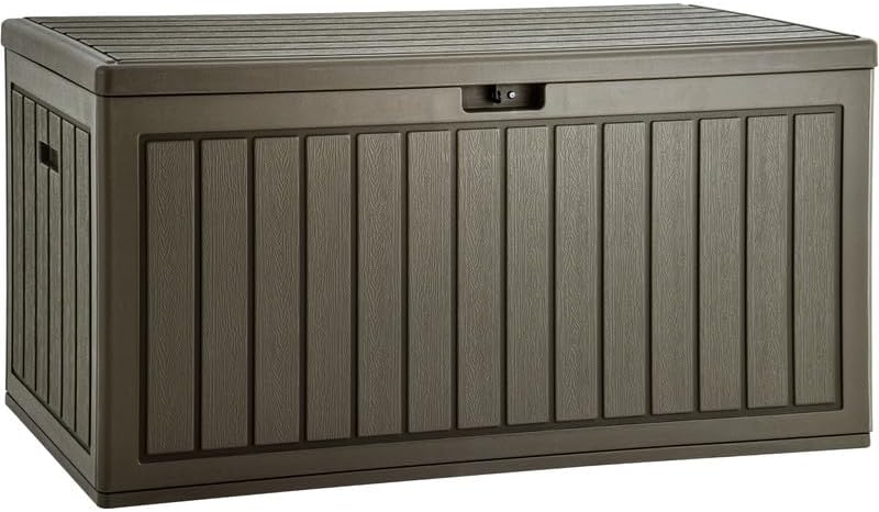 YITAHOME 90 Gallon Large Deck Box for Outdoor Storage Needs