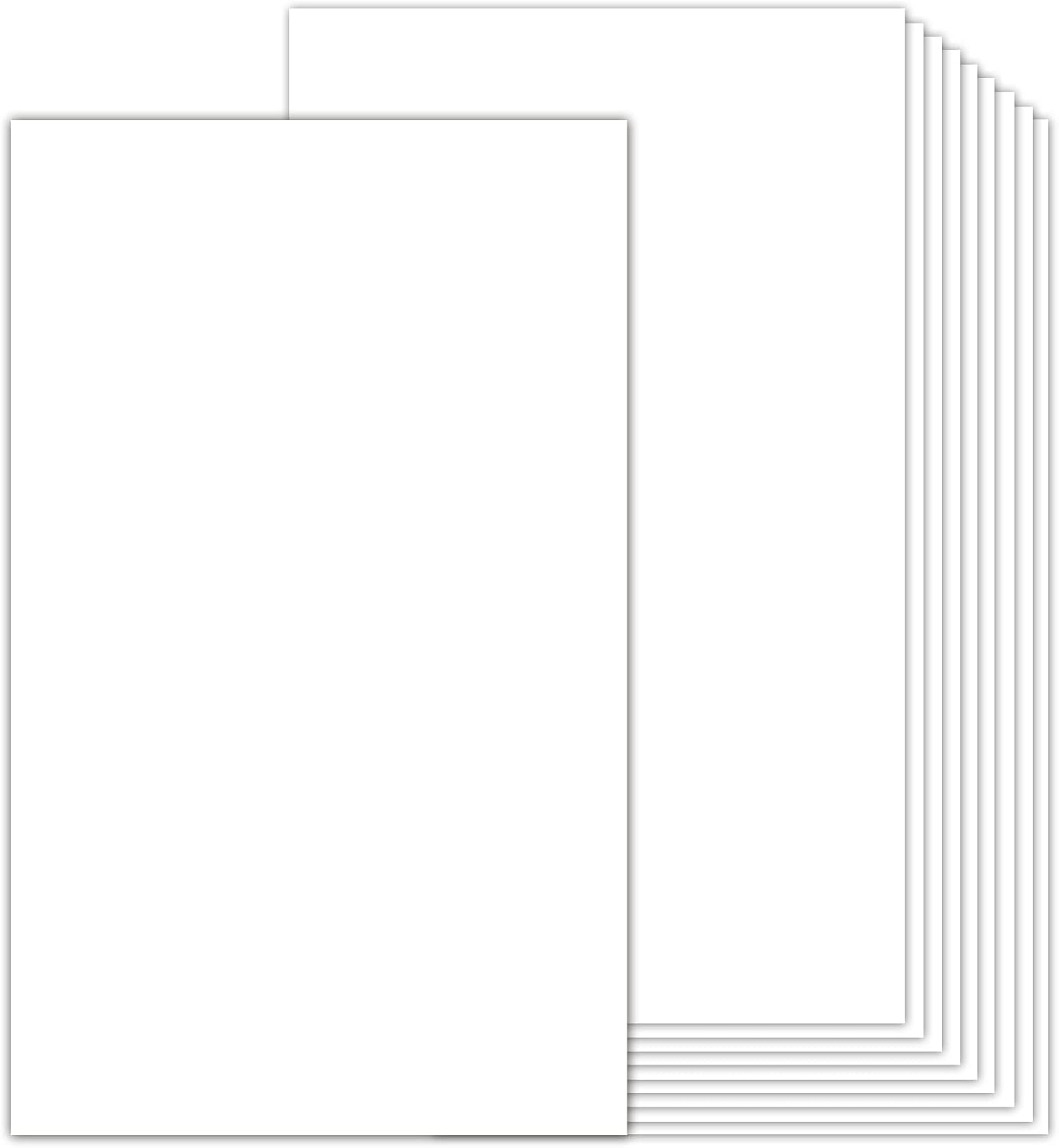 White Cardstock 8.5x14 for Arts and Crafts, 100 Sheets