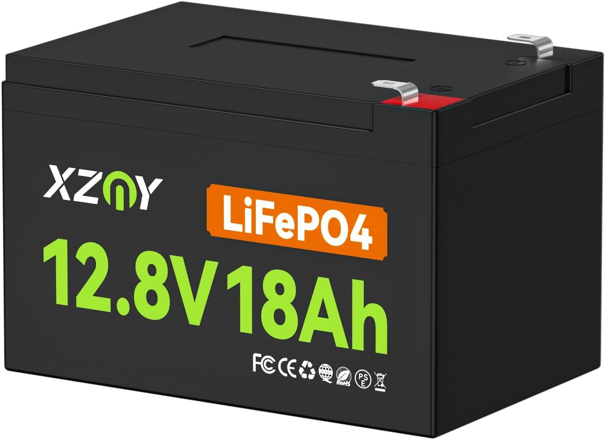 Compact 12V 18Ah LiFePO4 Lithium Battery for Various Uses