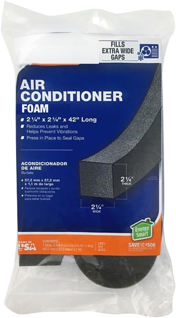 Energy-Saving AC Foam Strip - Weatherproof Insulation