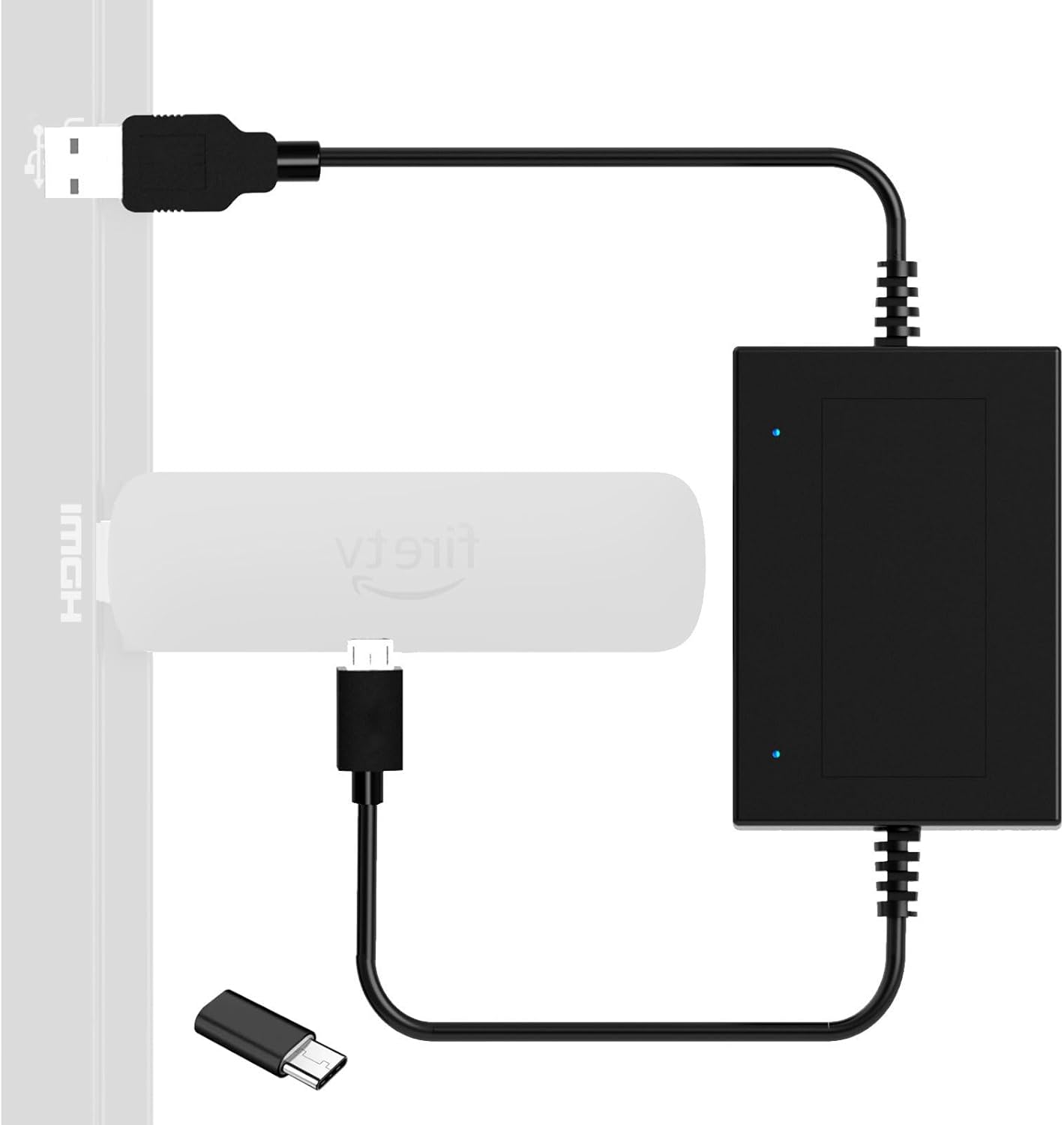 Streamline Setup: USB Power Cable for TV Sticks