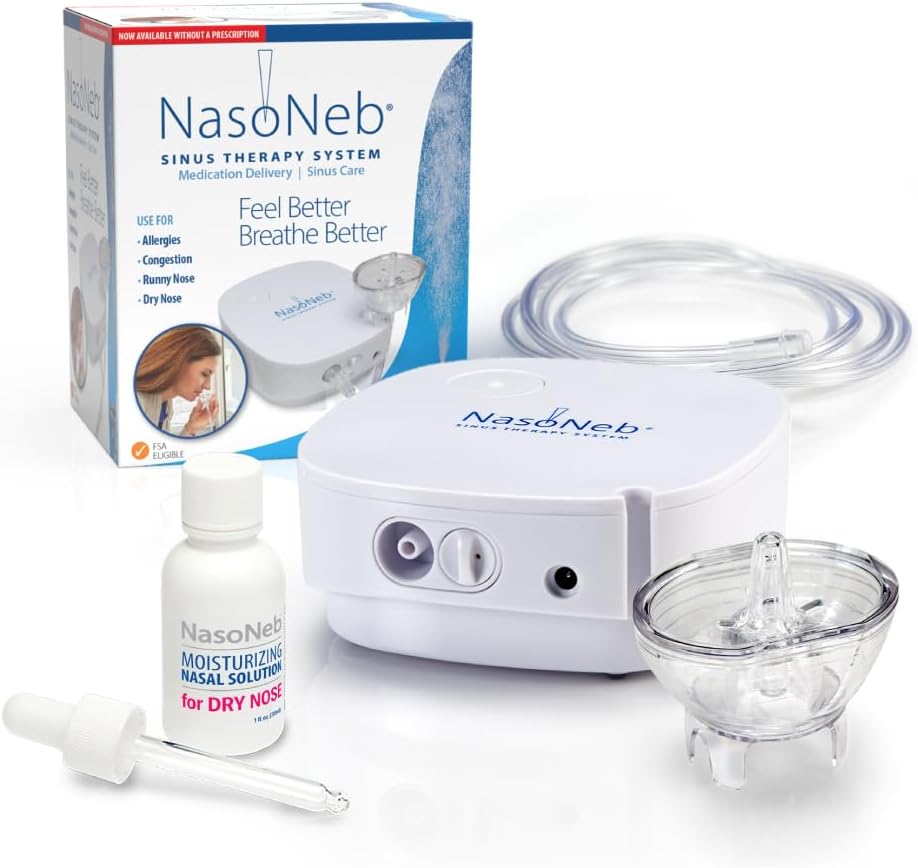 NASONEB Sinus Therapy - All-in-One Kit for Clear Breathing