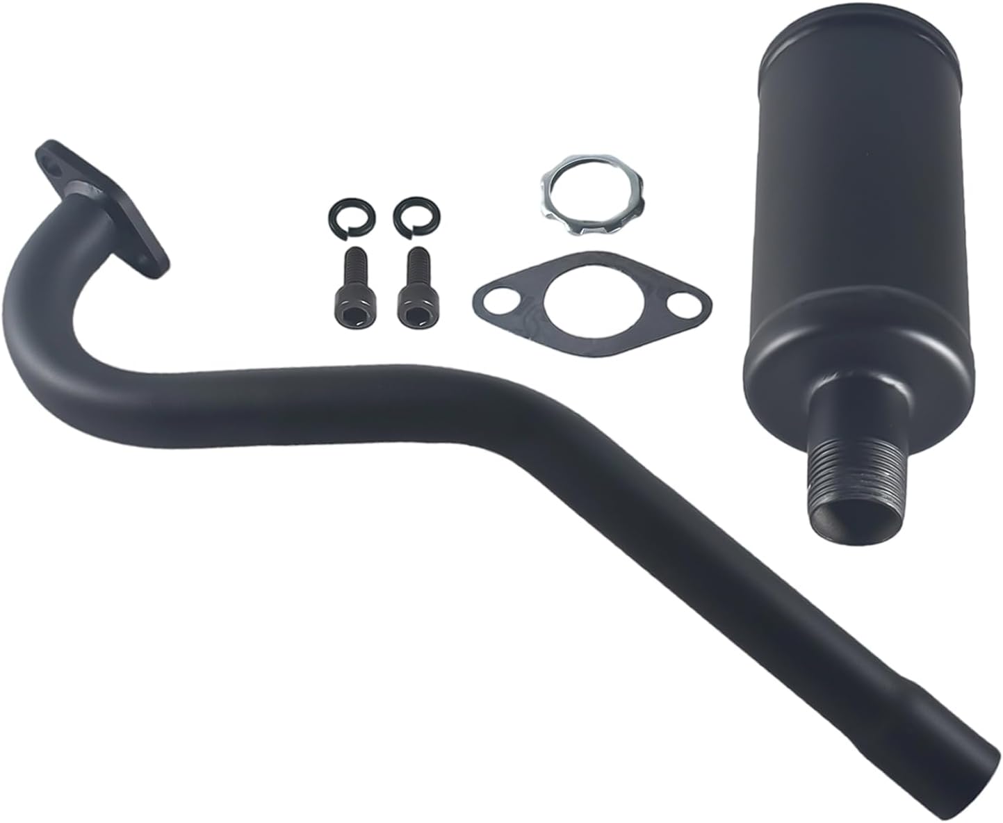 Exhaust With Muffler For Predator 79cc 98cc 3HP Mini Bike