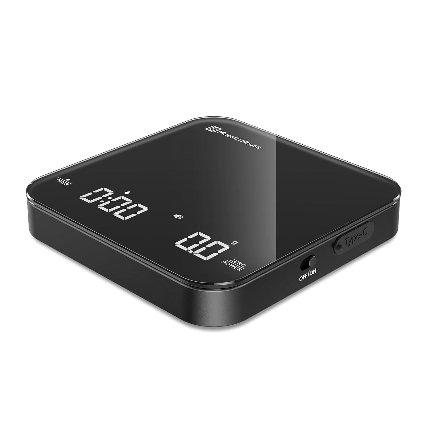Rechargeable Mini Coffee Scale for Espresso and Pour-Over Coffee