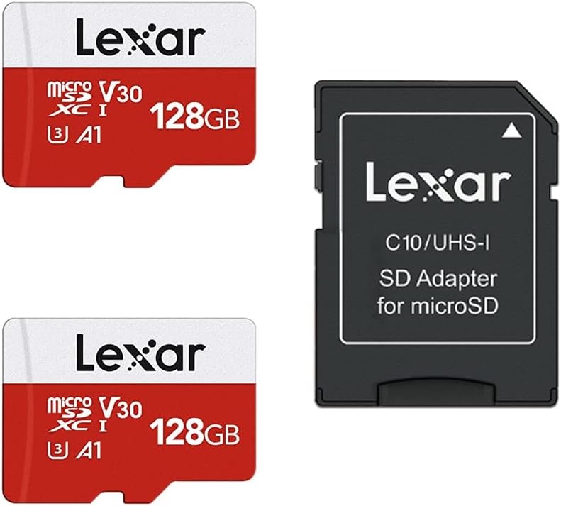 High-Speed Lexar 128GB Micro SD Card Duo