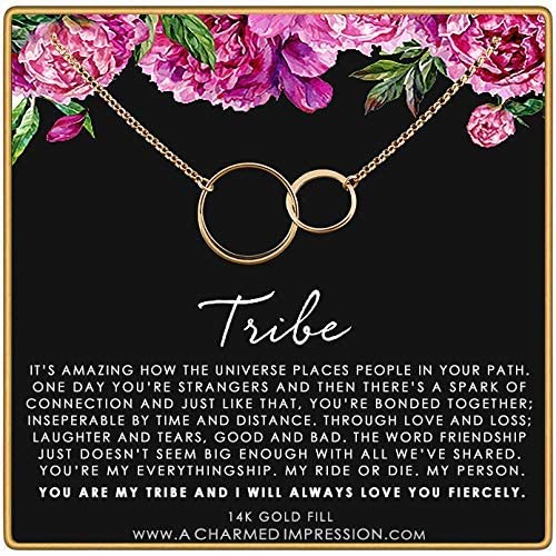 Thinking of You Gifts for Women 14k Gold Tribe Necklace