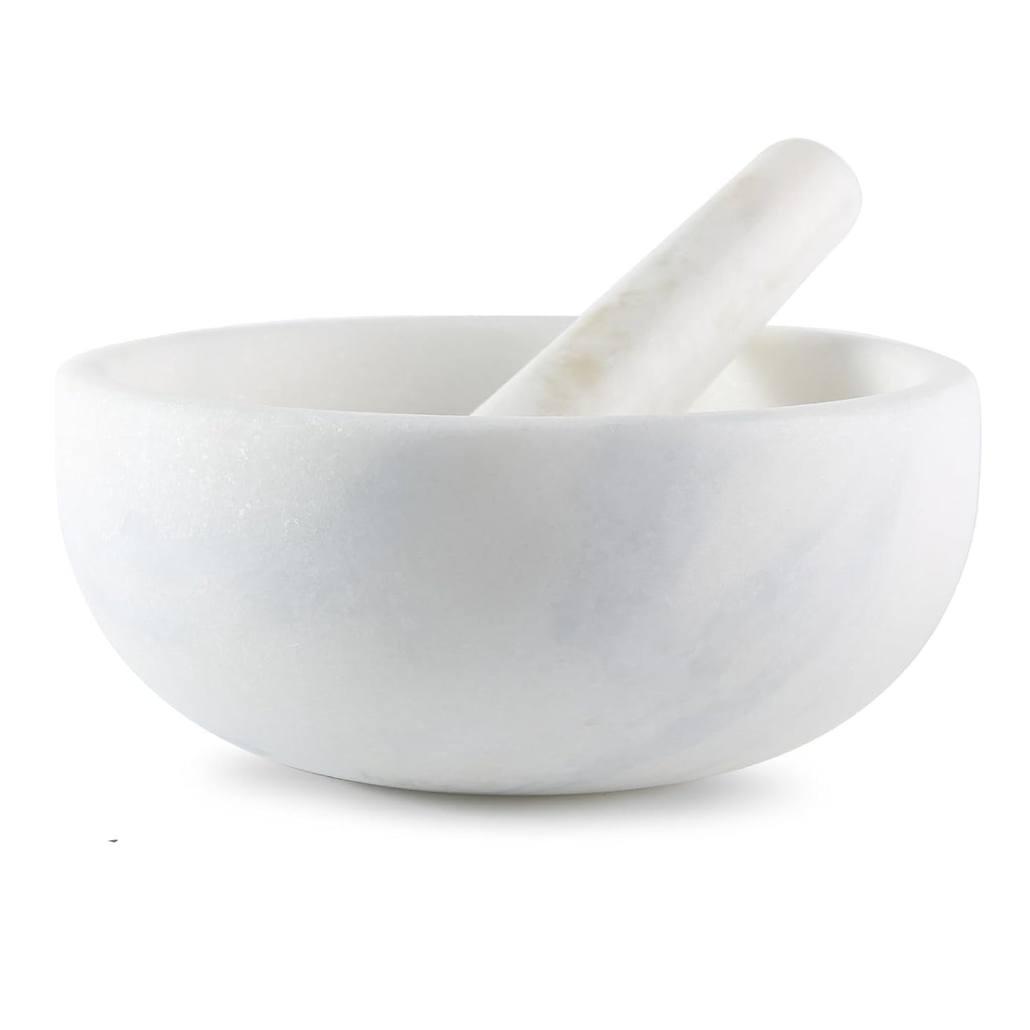 Koville Marble Mortar and Pestle Set for Heavy Duty Grinding