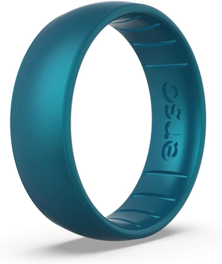Enso Rings Classic Birthstone Silicone Ring for Weddings