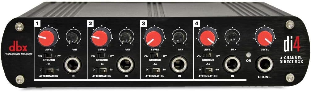 dbx DI4 Active 4-Channel Direct Box with Line Mixer Review