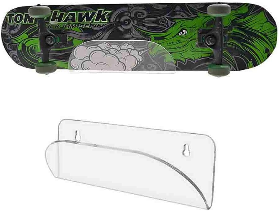 Bijun Skateboard Wall Mount: Clear Display & Storage