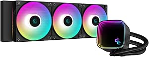 DeepCool LS720 SE 360mm Liquid Cooler with RGB Fans and Anti-Leak