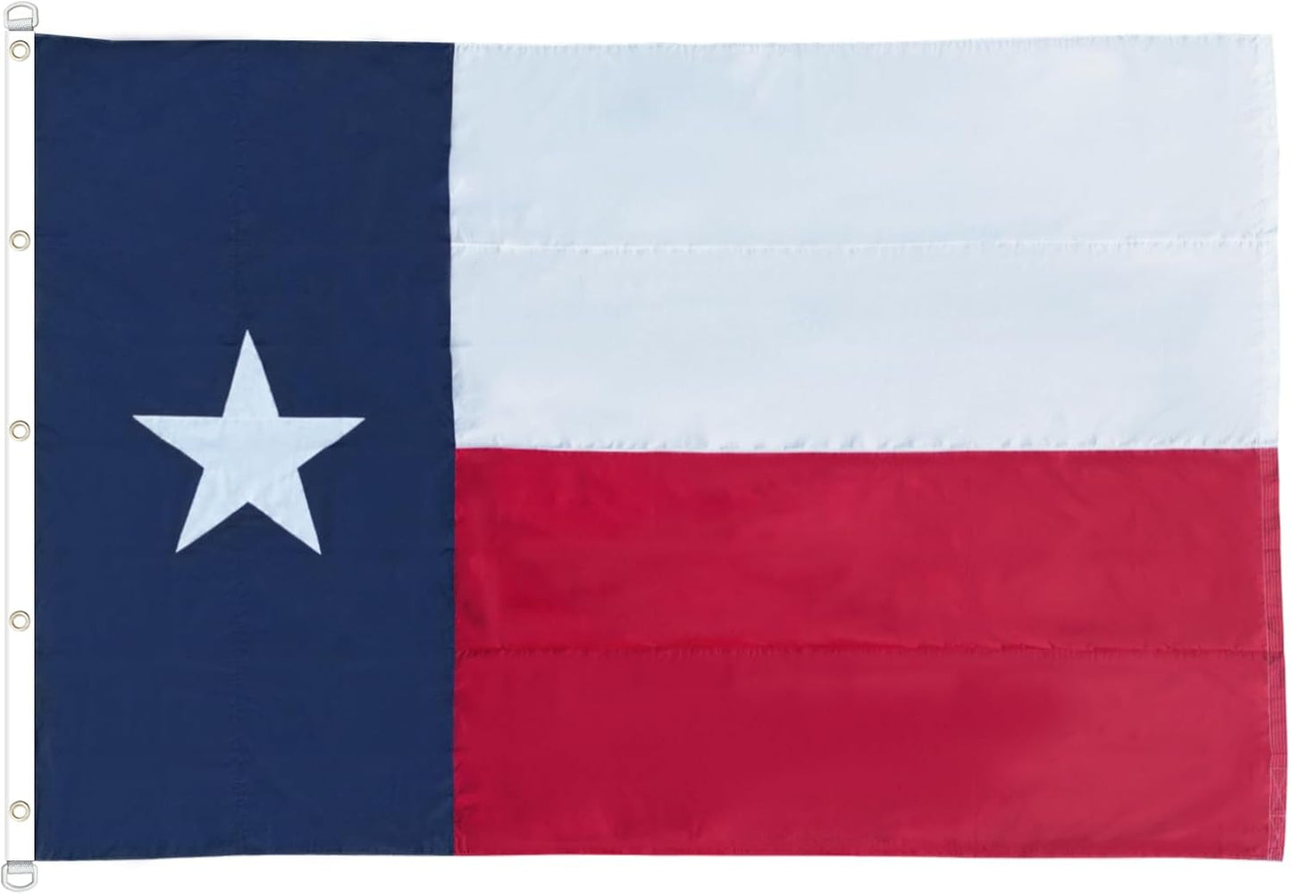 Texas Flag 10x15 Heavy Duty Outdoor - Embroidered Nylon Flag