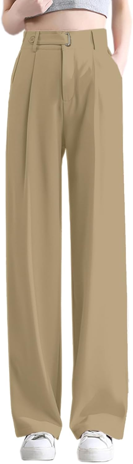 Wide Leg Pants for Women - Business Casual Office Trousers