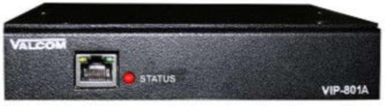 Valcom VIP-801A Enhanced Network Audio Port for Paging Systems
