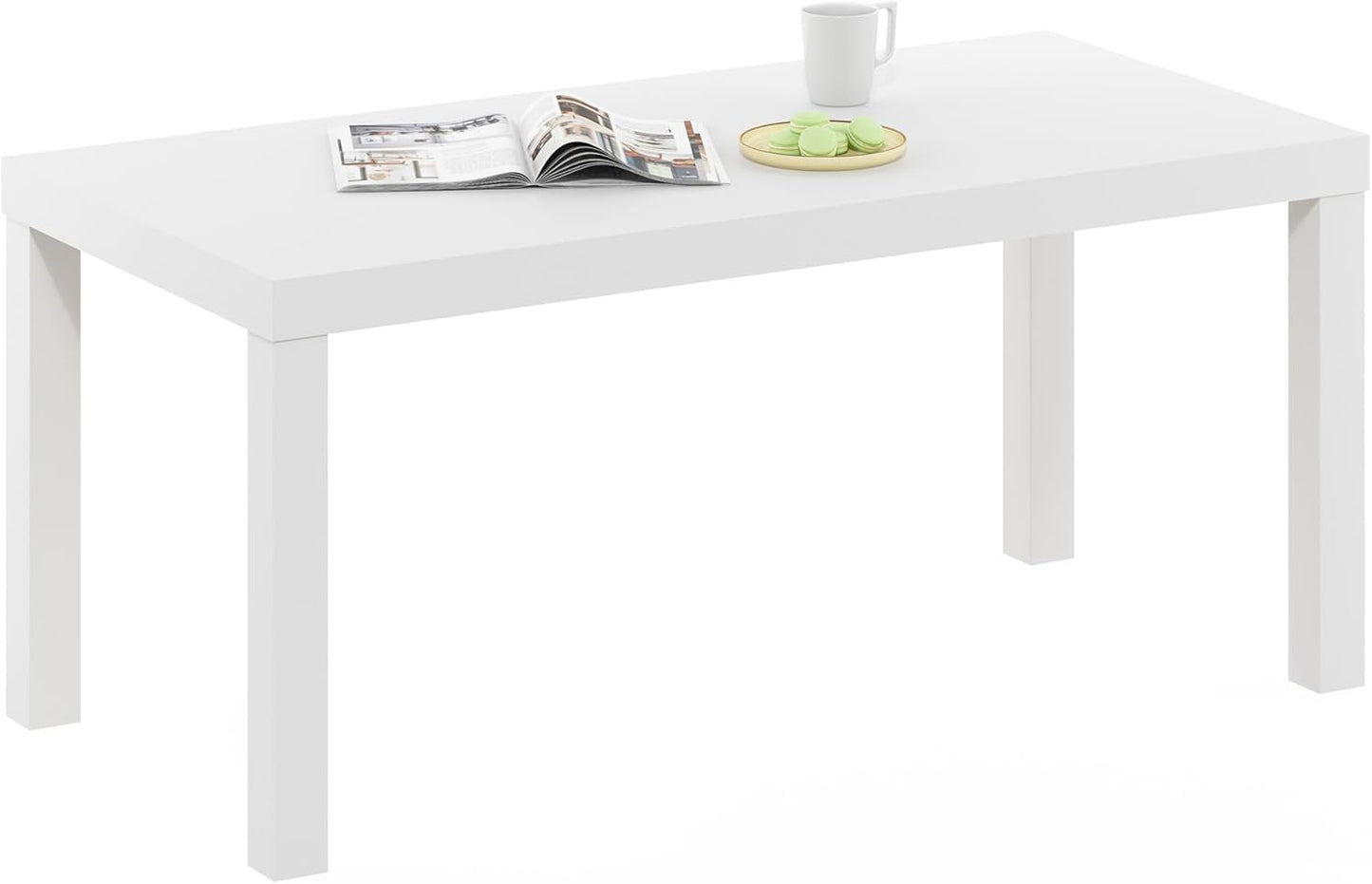 Furinno CLASSIC Coffee Table with 1.8 Inch Thick Tabletop