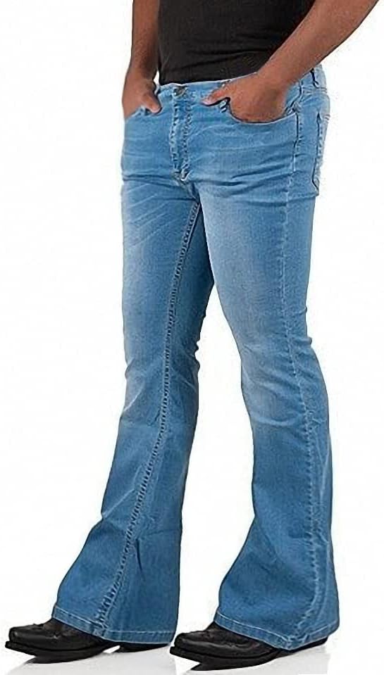 Men's Vintage Bell Bottom Jeans for Stylish 60s and 70s Looks