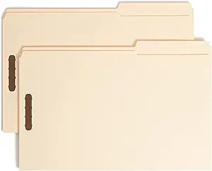Smead Fastener File Folder for Organized Document Storage