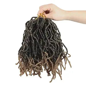 DUS New Faux Locs 8 Inch Crochet Hair Extensions for Women
