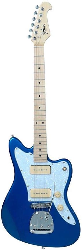 Monoprice 6-String Alder-Body Electric Guitar in Blue