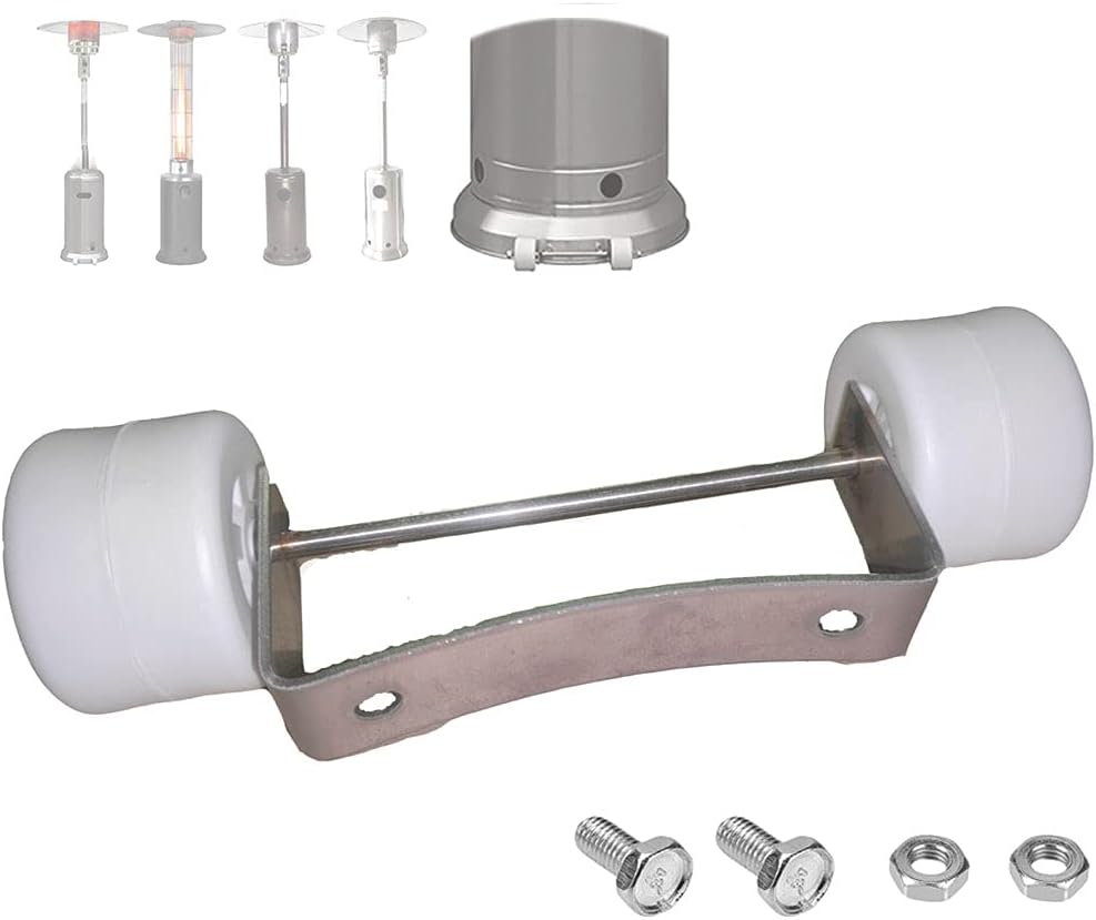 Stainless Steel Patio Heater Wheels - Easy Mobility