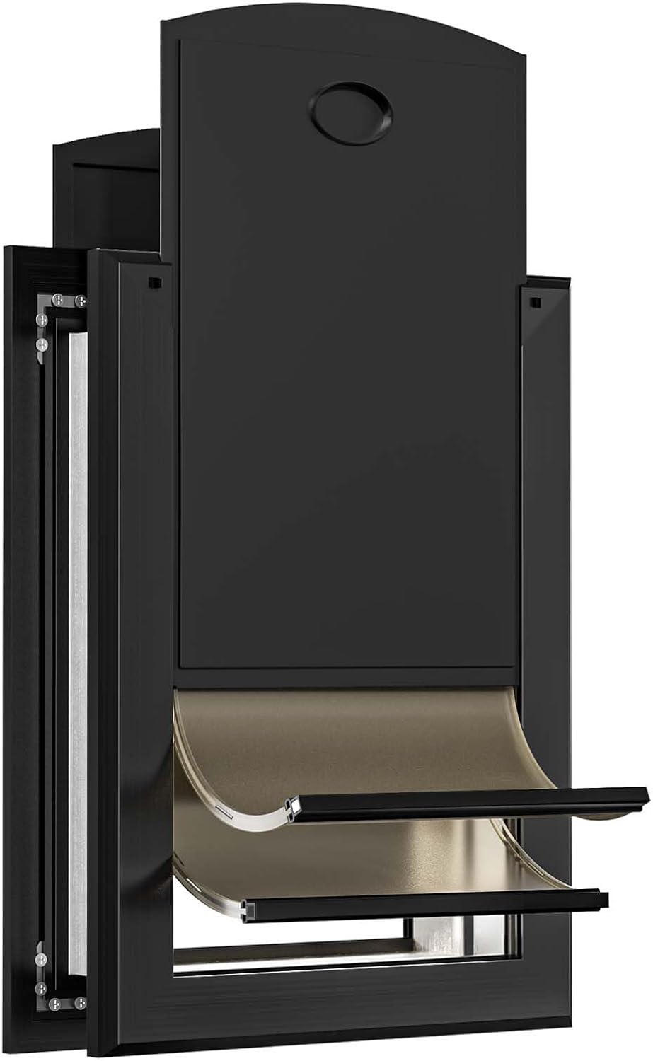 Heavy Duty Dog Door with Double Sliding Lock Panel for Pets