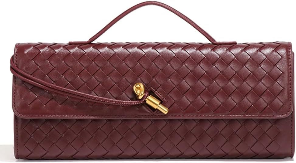 Trendy Woven Evening Clutch Purses for Women - Cute Satchels