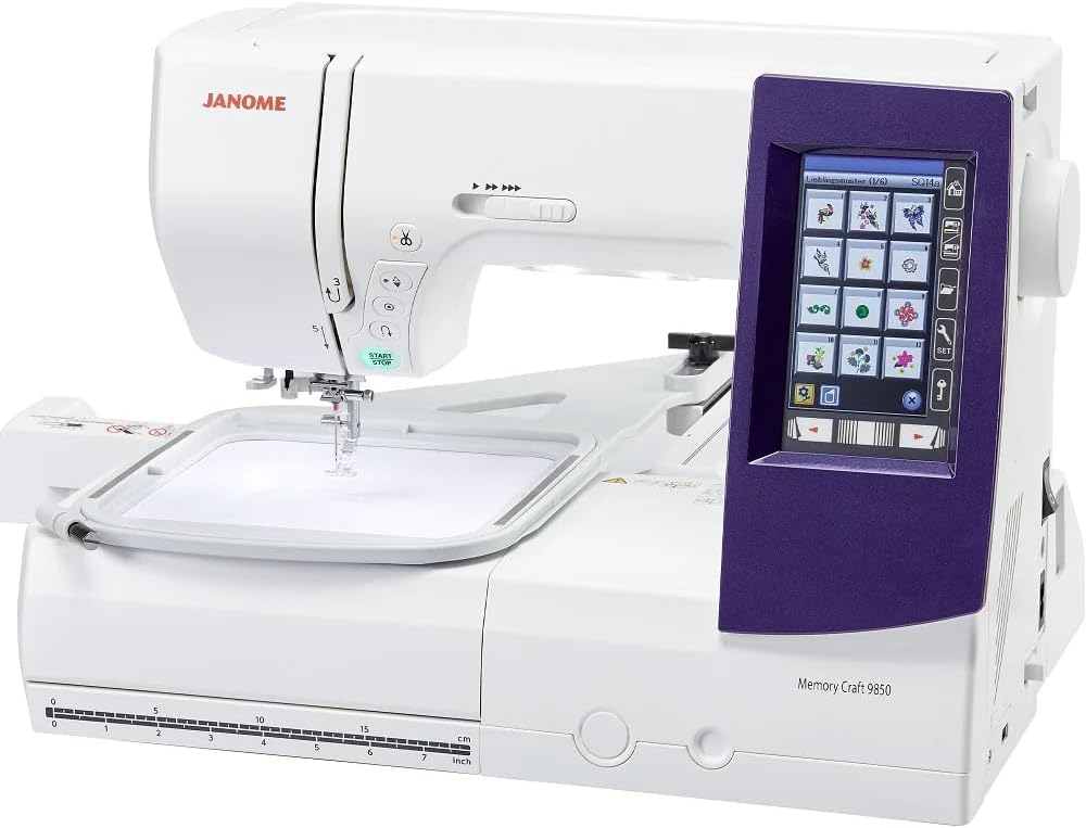 Janome 9850: Master Embroidery & Sewing
