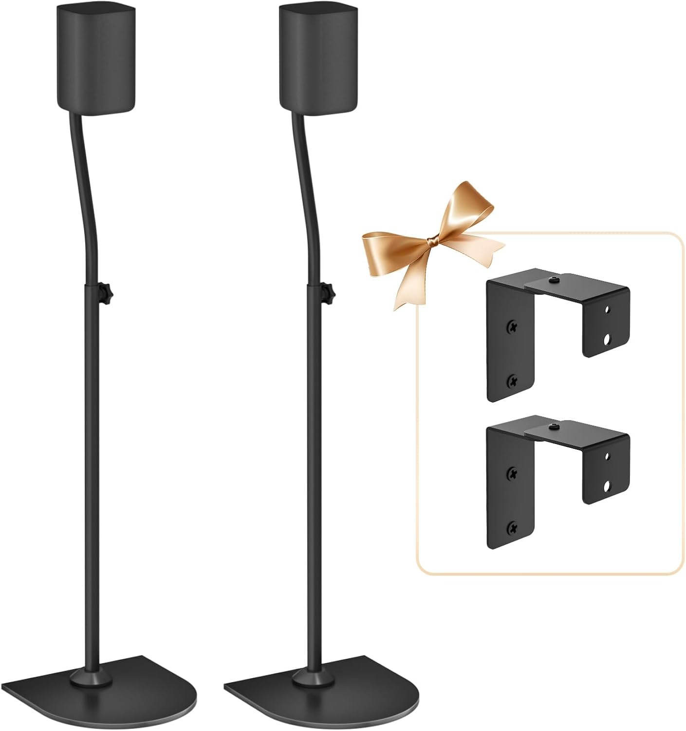 Universal Surround Sound Speaker Stands for Optimal Audio Experience
