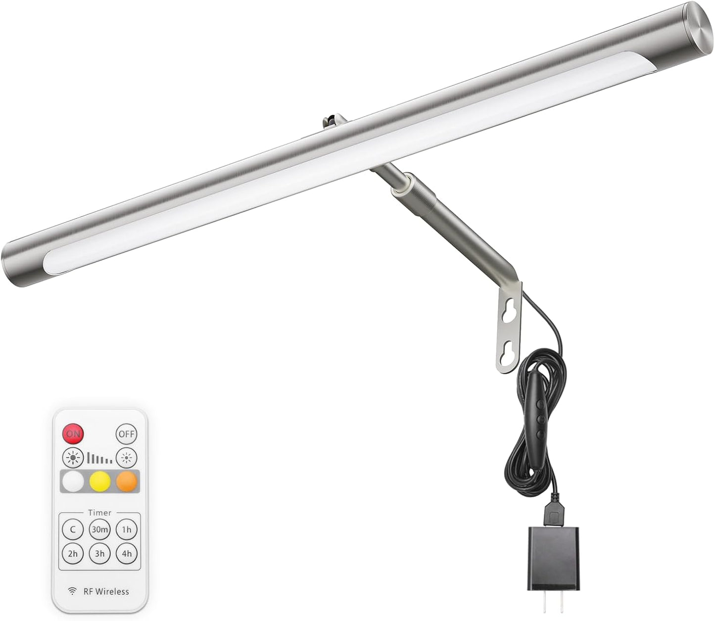 Adjustable LED Picture Light for Art Display with Remote Control