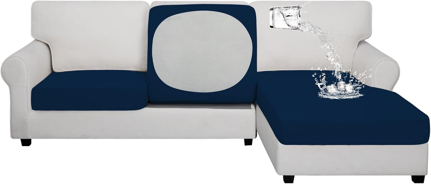 Easy-Going Waterproof Couch Cushion Covers for Sectional Sofa