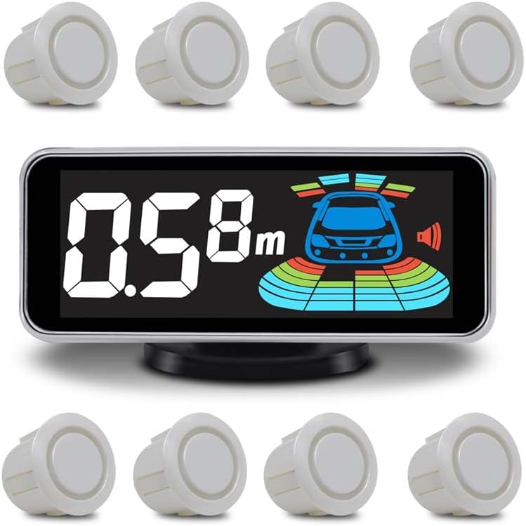 Backup Parktronic System with 8 Sensors for Safe Parking