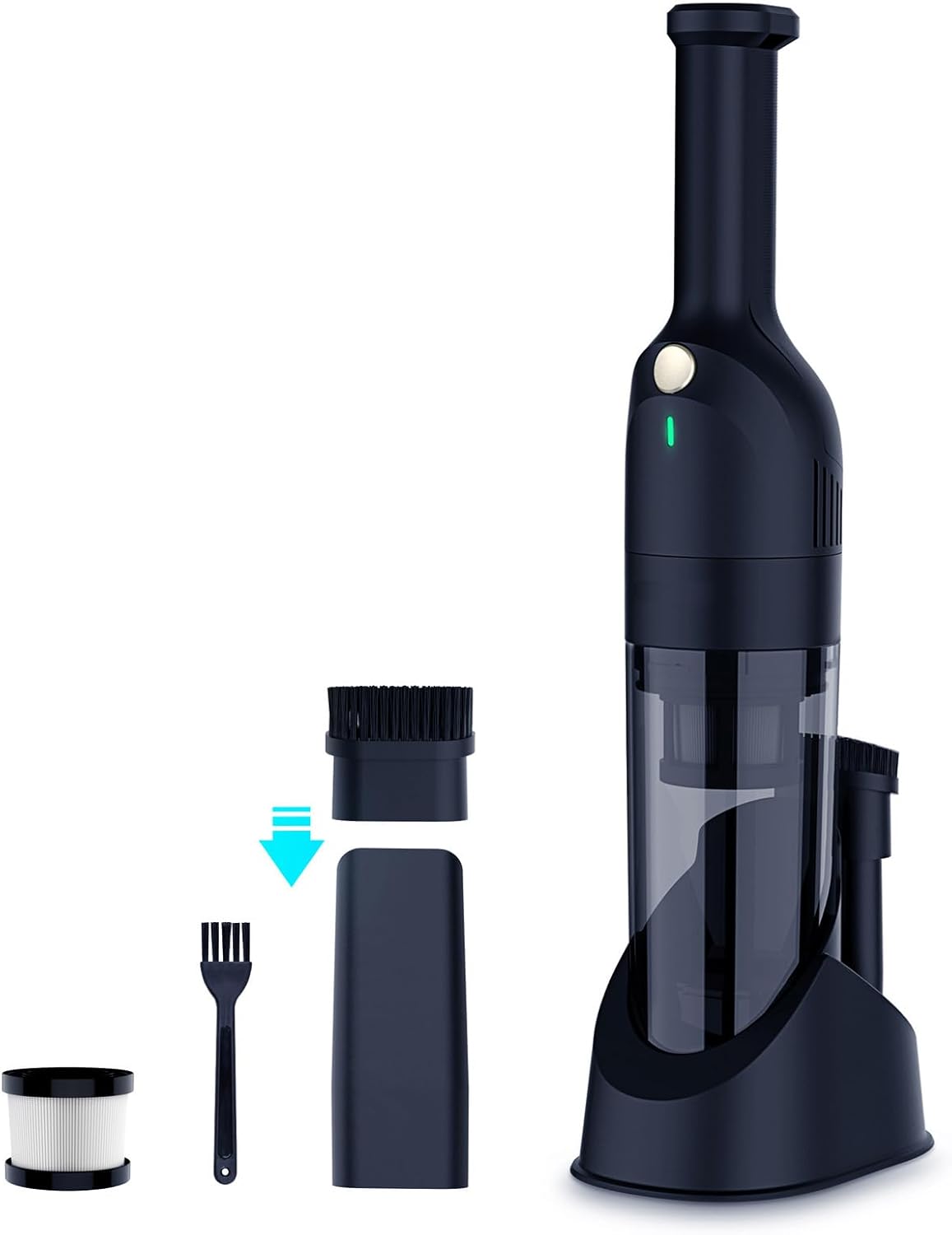 Cordless Car Vacuum: 30 Min Runtime, 10000 Pa Suction