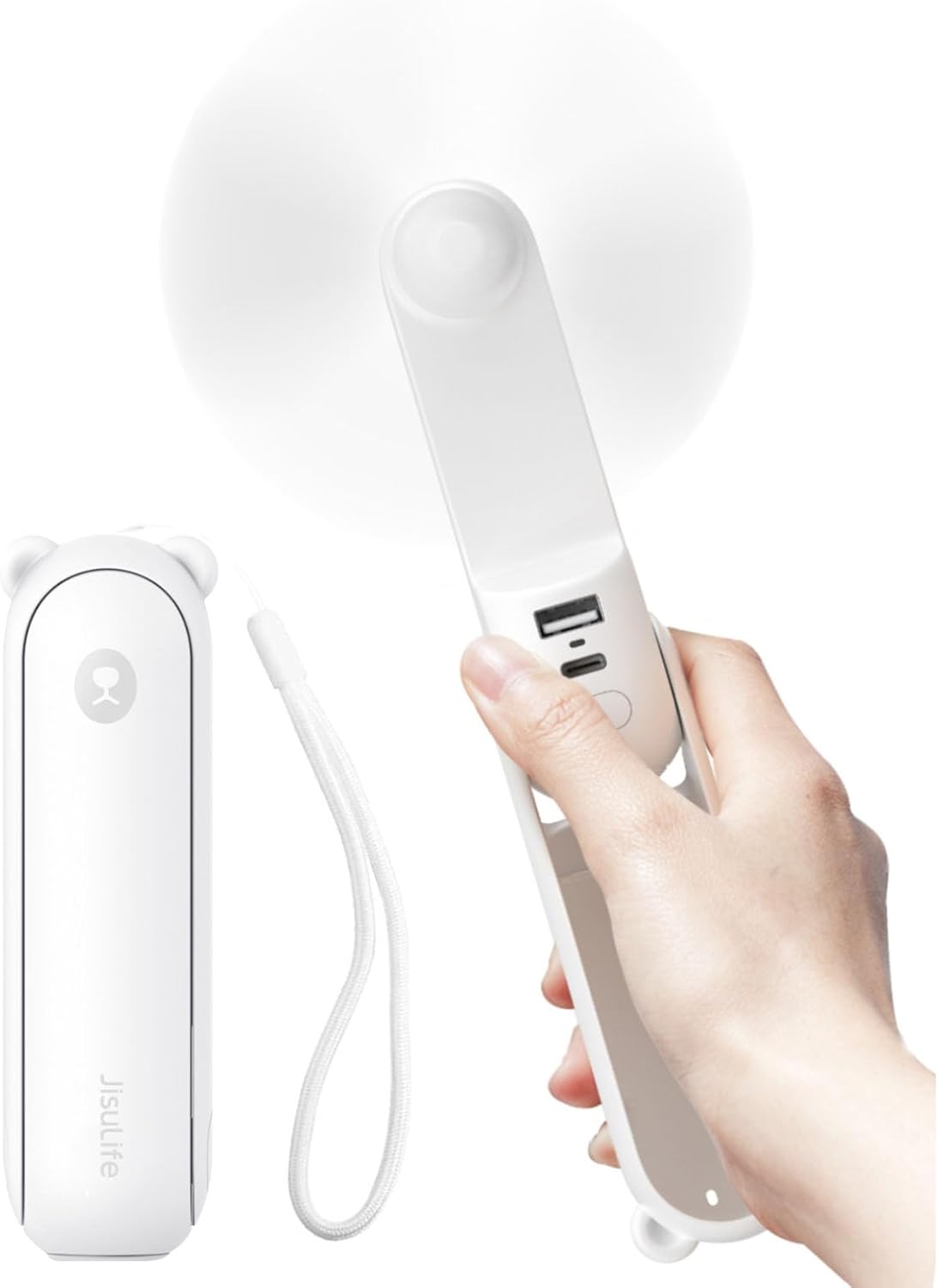 Pocket-Sized Handheld Fan & Powerbank Combo
