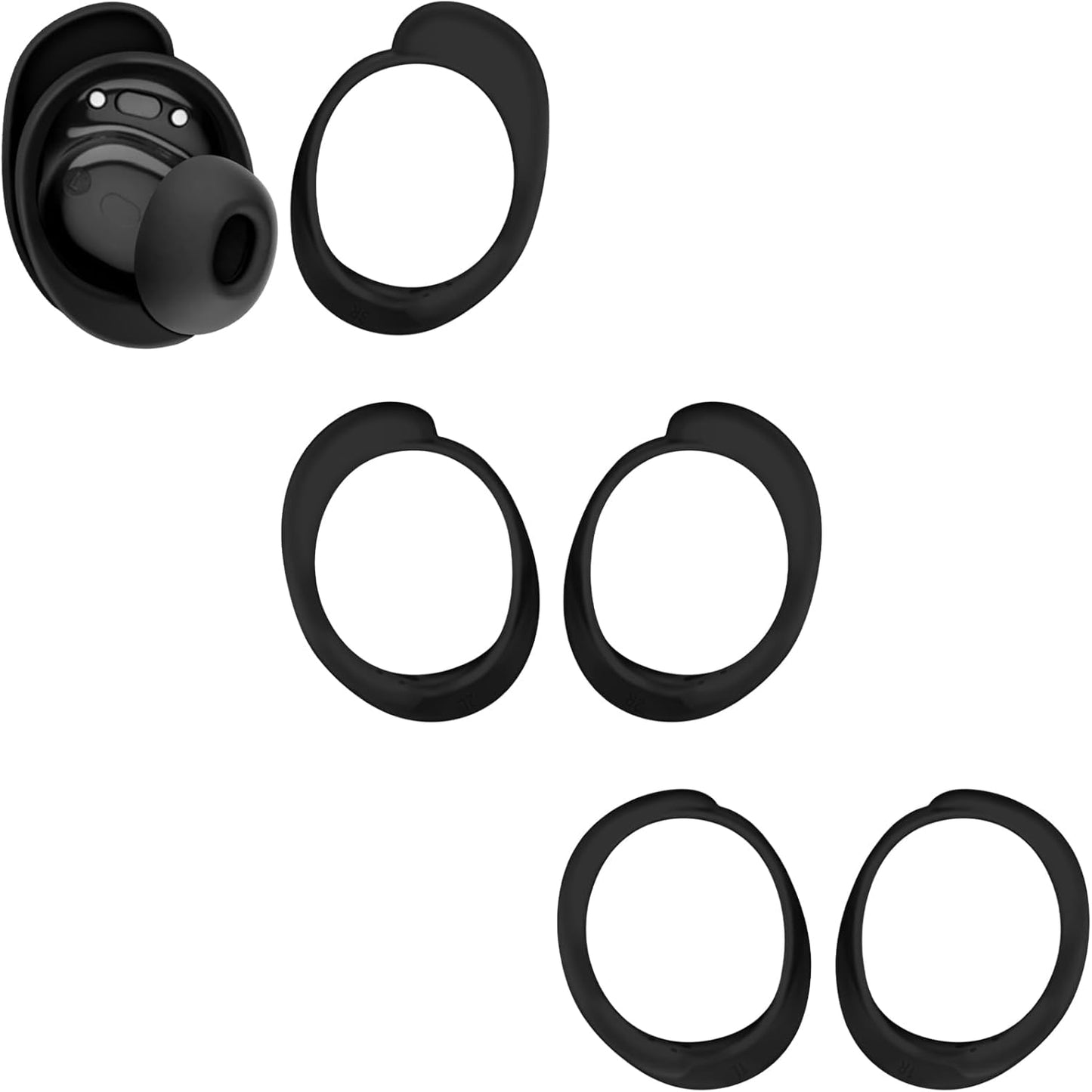 Comfy Fit: Geiomoo Silicone Ear Tips for Bose QC Earbuds