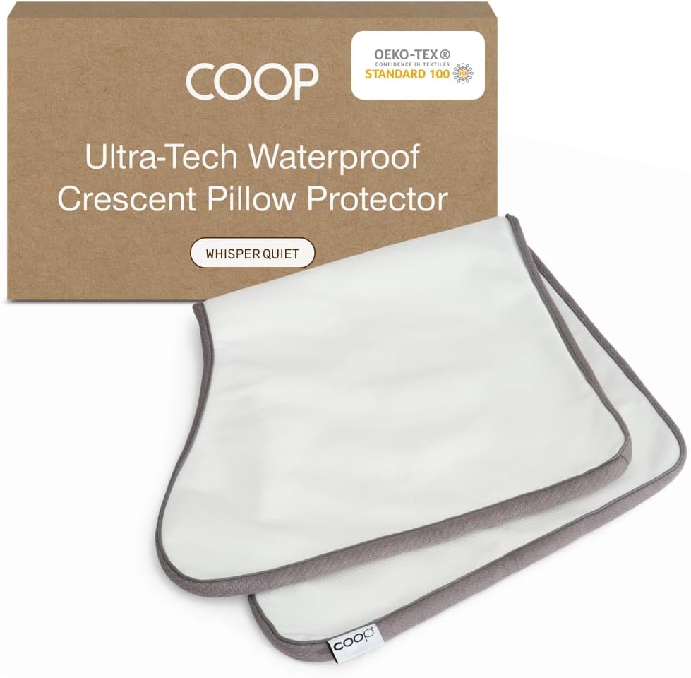 Ultra-Tech Waterproof Crescent Pillow Protector for King Size