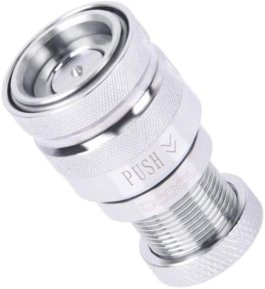 Alphacool Eiszapfen Quick Coupling Female Bulkhead G1/4 Chrome