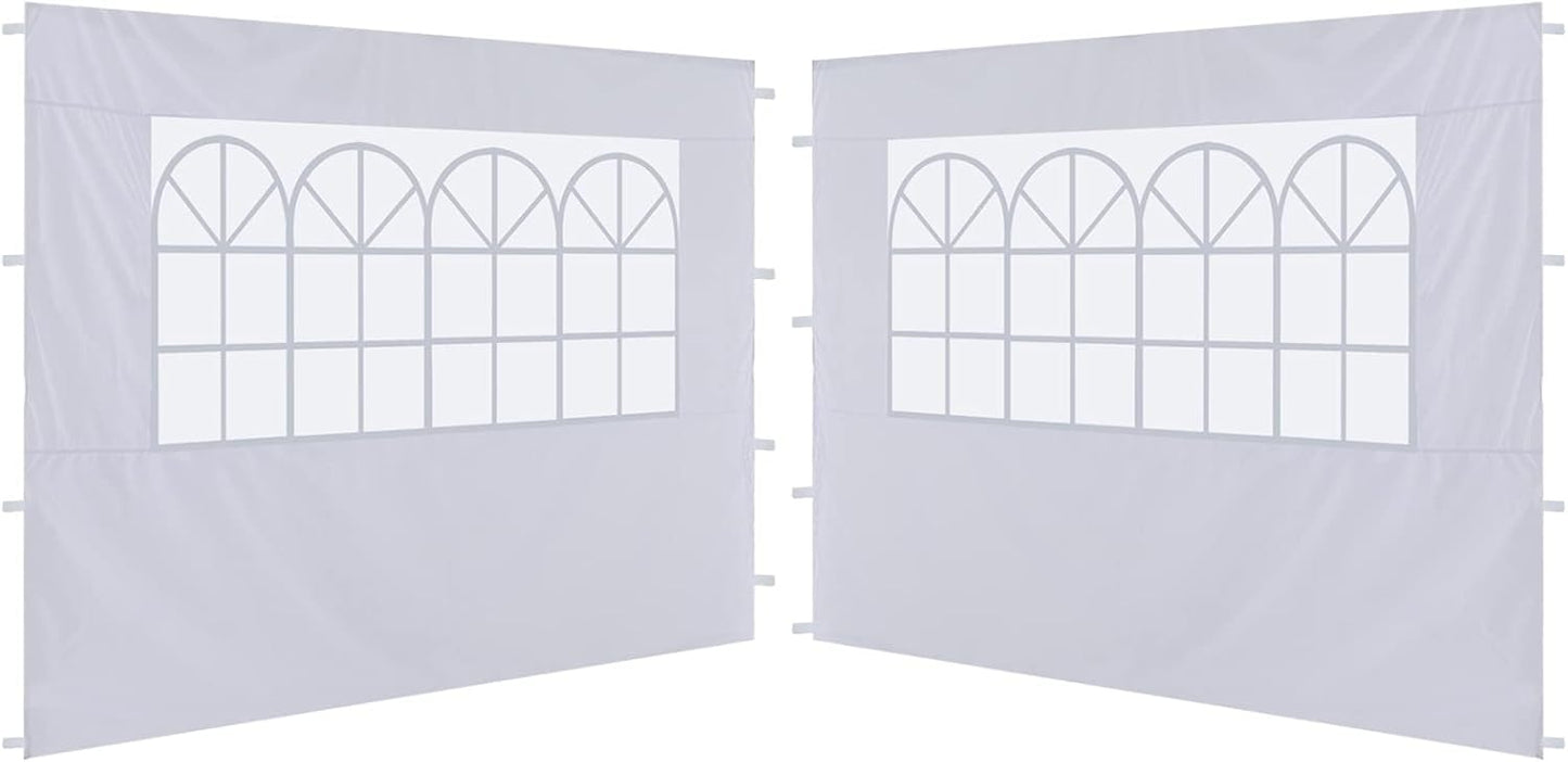 ABCCANOY 2 Packs of 10X10 Canopy Sidewalls for Outdoor Privacy