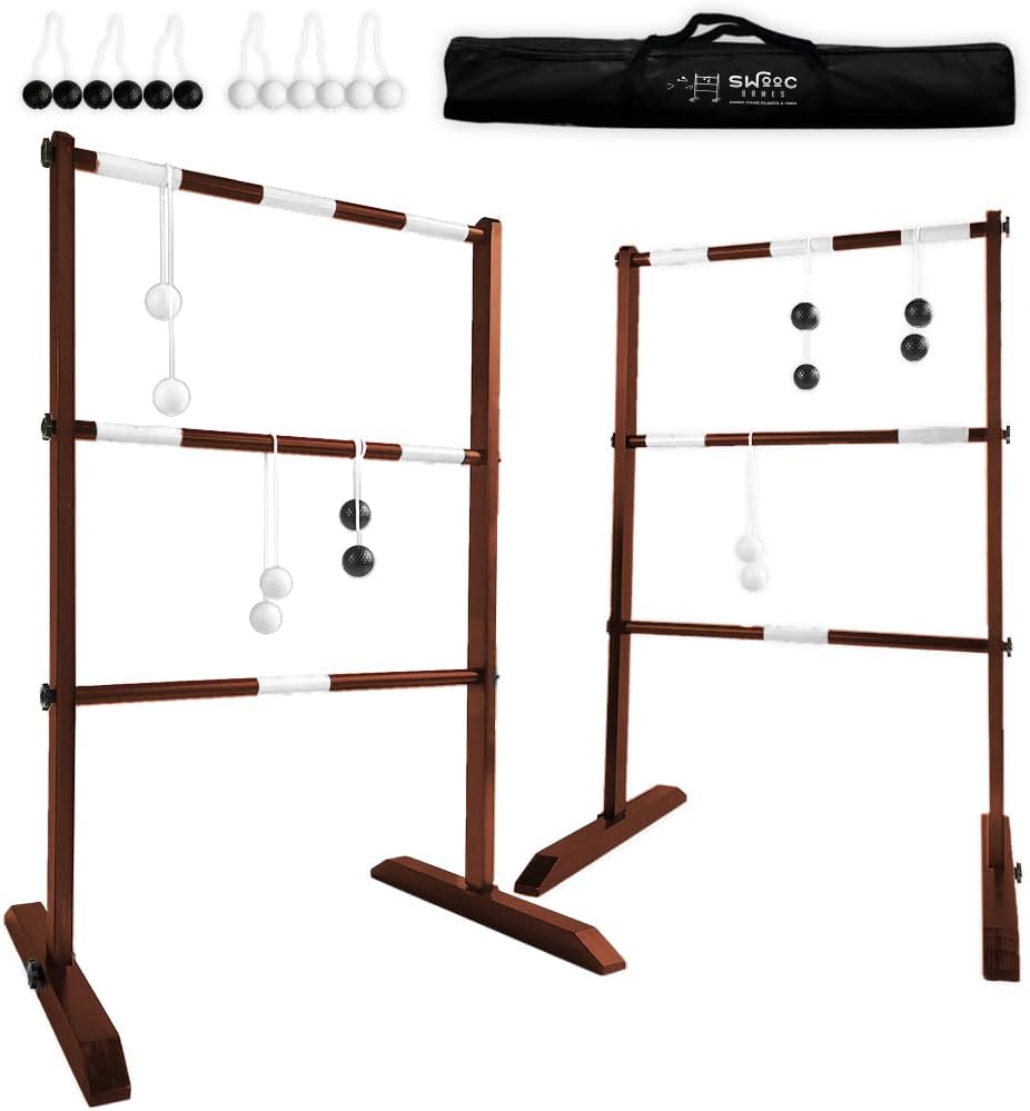 Premium Wooden Ladder Ball Game Set for Outdoor Fun and Play