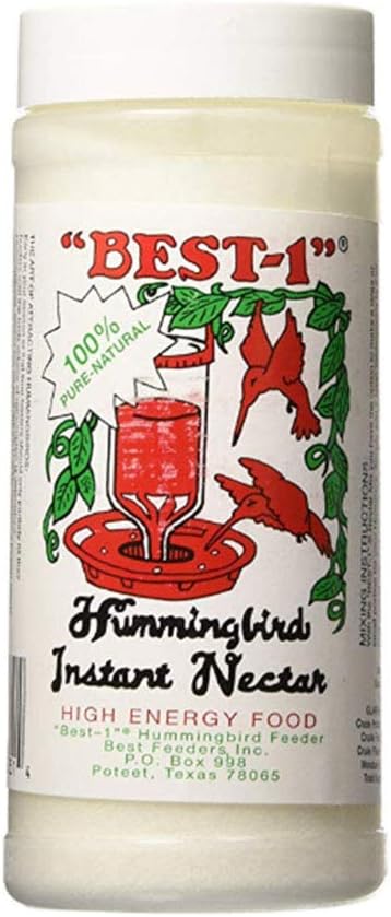 Best-1 Hummingbird Instant Nectar, 6 Jars, 14 Oz, 100% Pure