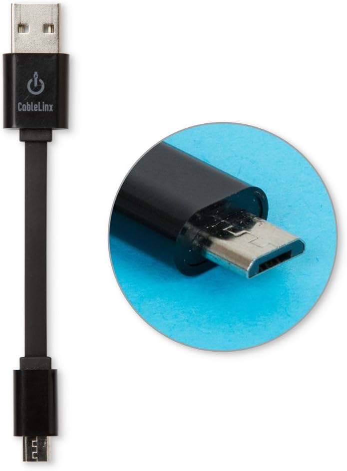 Micro to USB Charge Cable - Universal Compatibility (Black)