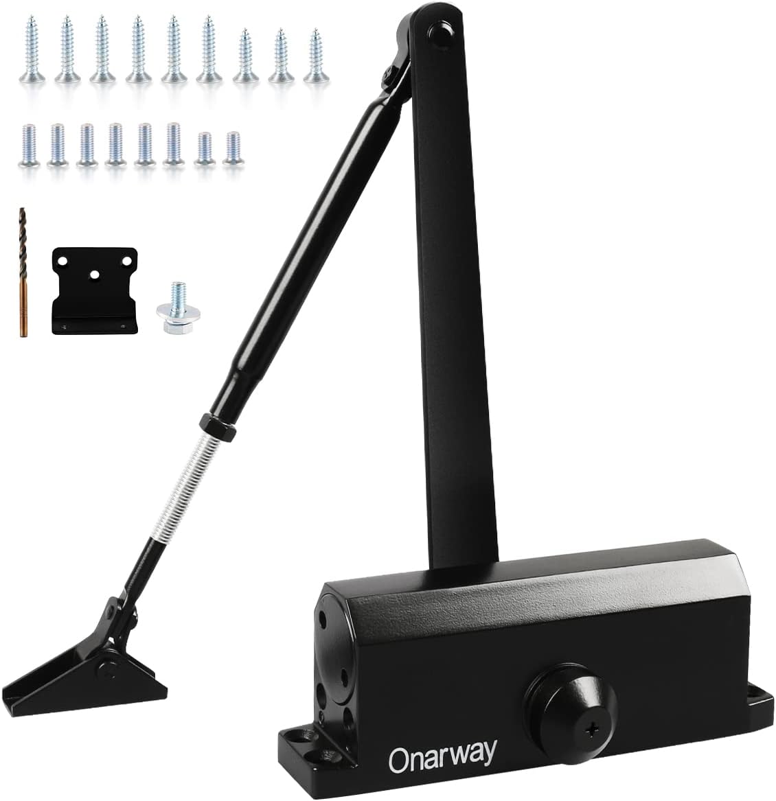 Onarway Adjustable Hydraulic Door Closer for Medium Doors