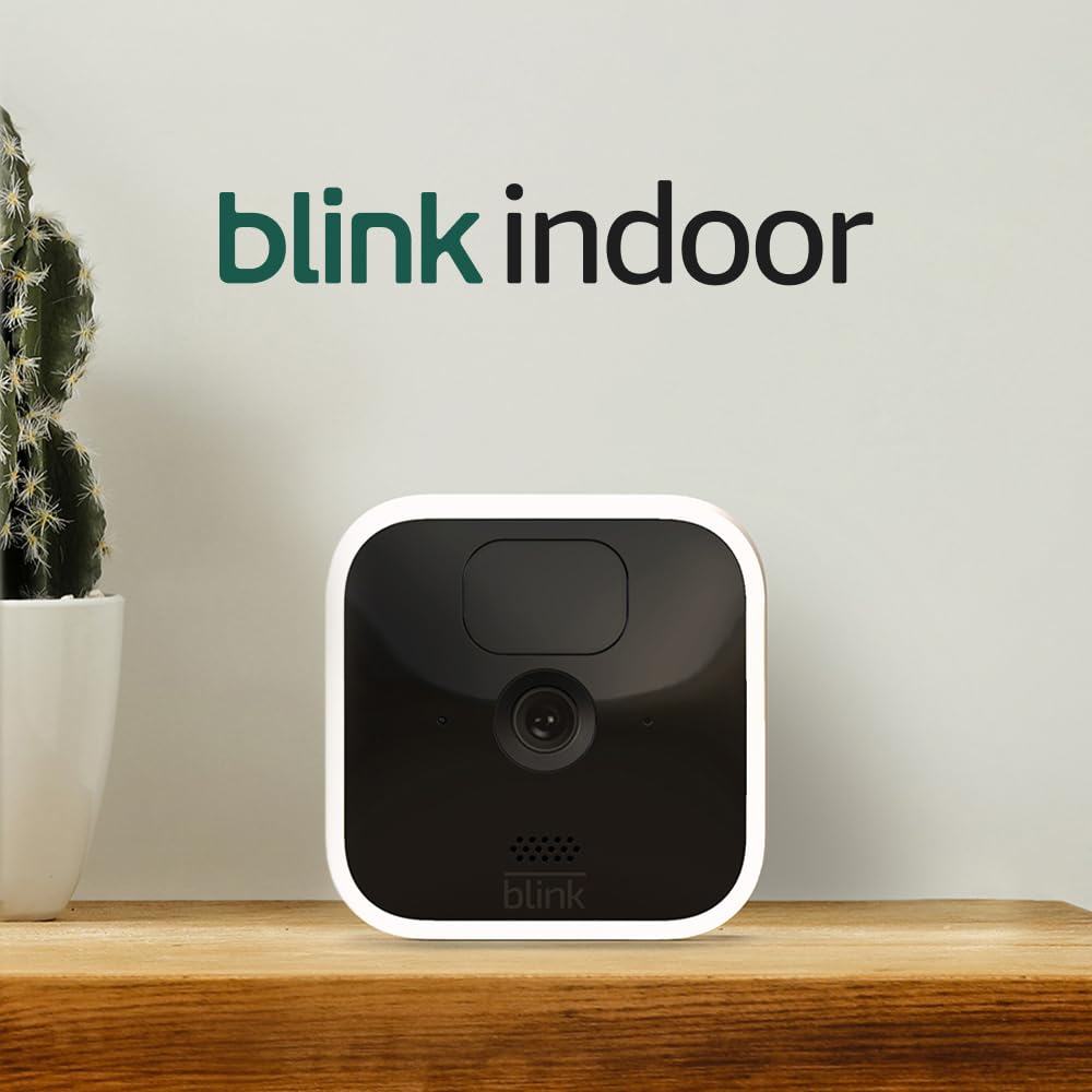 Blink Indoor 2-Camera Set - 2-Year Battery, HD Video, Motion Detection