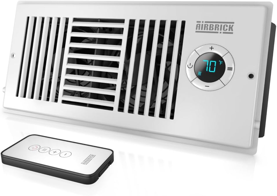 Boost HVAC Airflow in Bedroom with Remote Control Fan